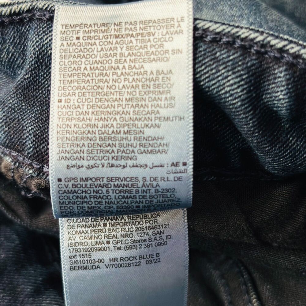 Old Navy Rockstar High Rise Super Skinny Jeans Denim Blue Size 16 - Picture 5 of 5